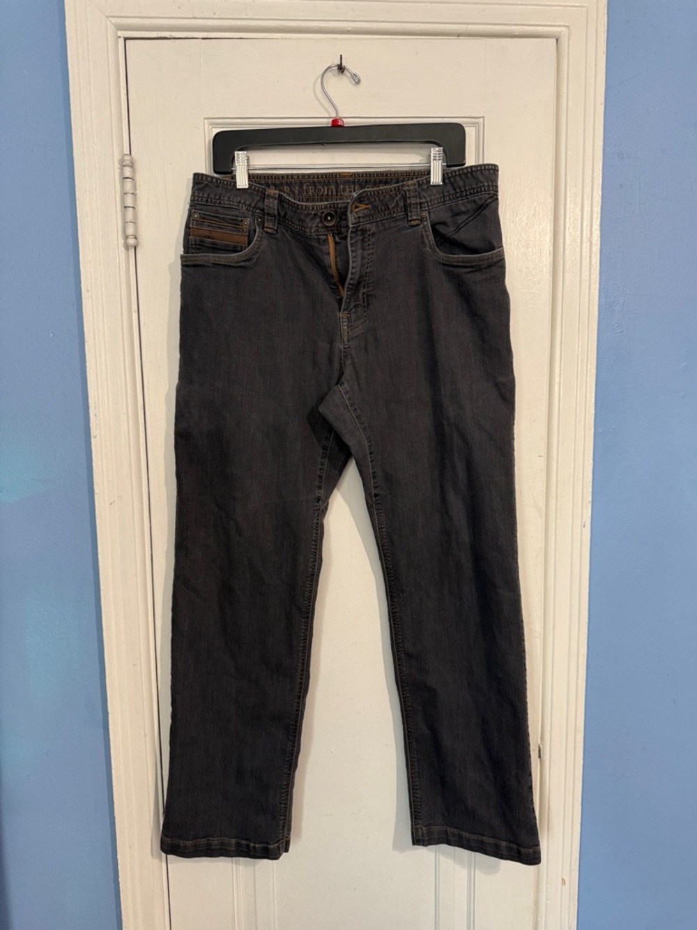 Prana Men's Black Jeans - Classic Straight Fit